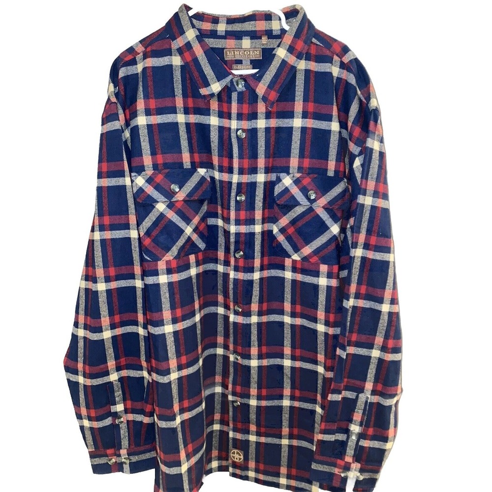 Lincoln Outfitters Brawny Flannel Shirt, 4XL Tall